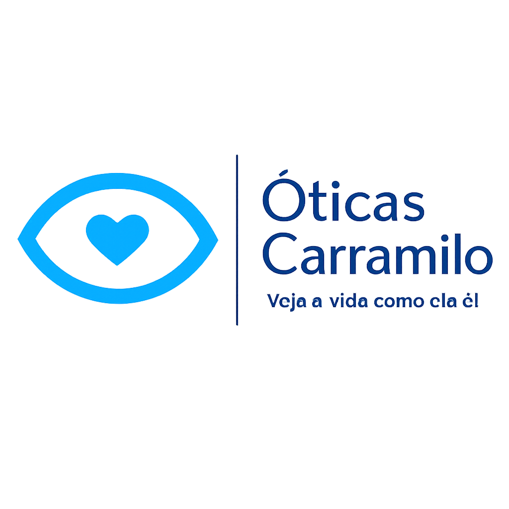 Logotipo da Óticas Carramilo - loja de óculos, lentes e armações premium
